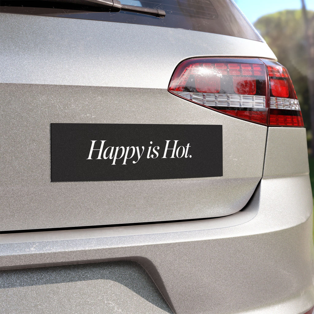 The Happy is Hot. Car Magnet