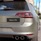 The Happy is Hot. Car Magnet