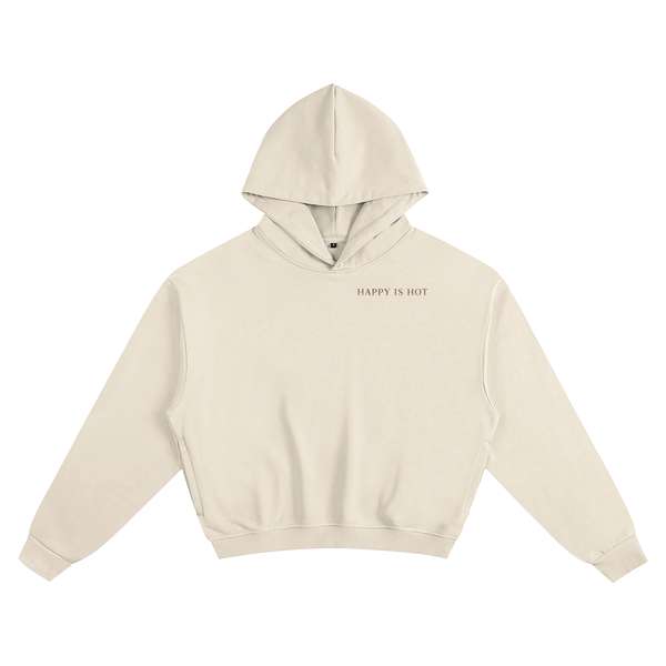 Happy Is Hot Cropped Fleece
